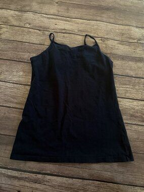 Girl’s The Children’s Place Basic Black Tank Top Large 10-12 Dance Gymnastics